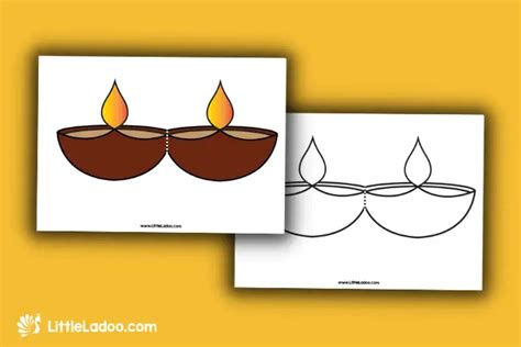 Diya Template Printable - 10+ Templates for Creative Diya Projects!