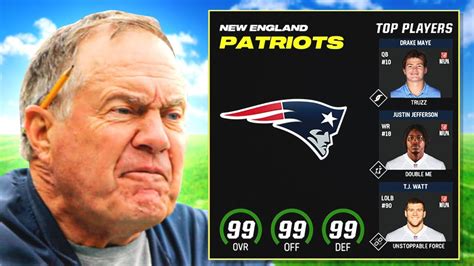 I Fired Bill Belichick And Rebuilt The Patriots Youtube