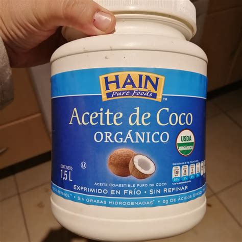 Hain Pure Foods Aceite De Coco Organico Reviews Abillion