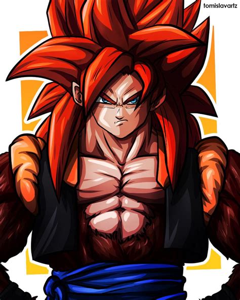 Gogeta Ssj4 Dragonball Gt By Tomislavartz On Deviantart Dragon Ball