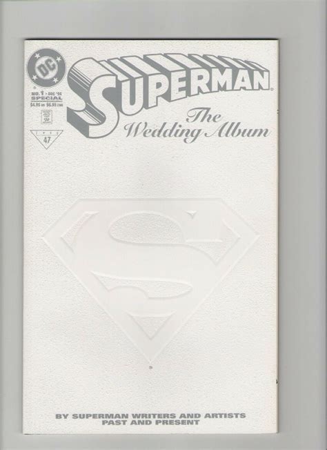 Superman Wedding Album Lot Of 2 Superman Marries Lois Lane 1996