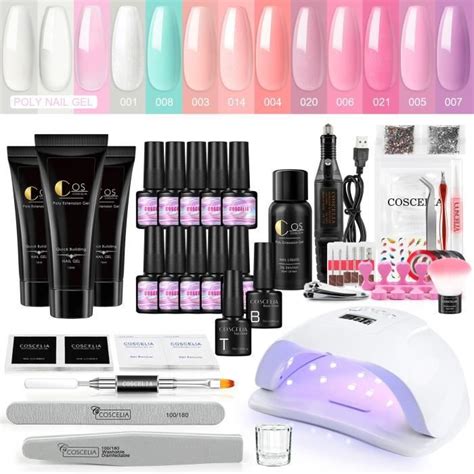 Coscelia Couleurs Kit De Vernis A Ongles Semi Permanent