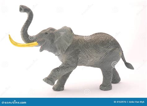 Elephant Toy Stock Photo Image Of Toys Side Tusks Stand 4163976