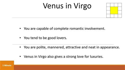 Vedic Astrology Chapter 20 Topic 6 6 Effects Of Planets In Signs Venus