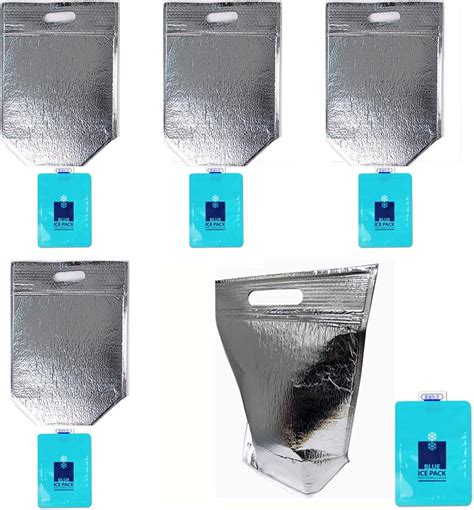 Insulated Easy Zip Lock Resealable Aluminum Sandwich Bag