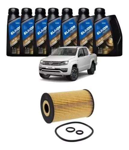 Kit Troca De Óleo Original Amarok Tdi Diesel 2010 Em Diante Frete grátis