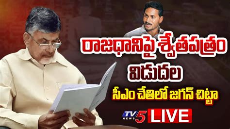 LIVE రజధన వసతవ CM Chandrababu Release To White Paper On AP