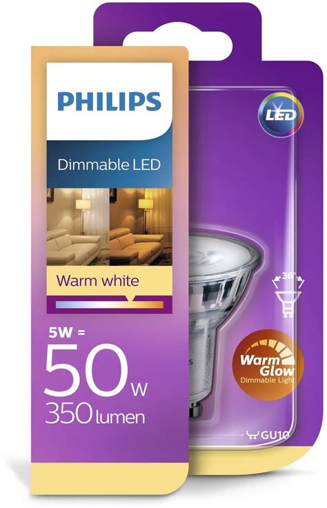 Philips Spot 5 5w 50w Gu10 827 Warmglow Ab 12 99 € Preisvergleich