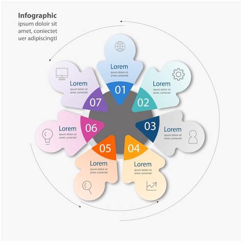 Premium Vector Circular Diagram Infographic Template