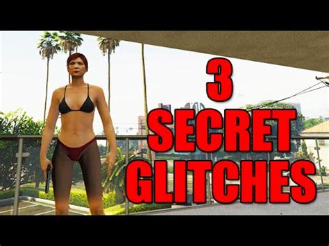 3 SECRET SOLO GLITCHES IN GTA 5 ONLINE YOU PROBABLY DIDN T KNOW GTA