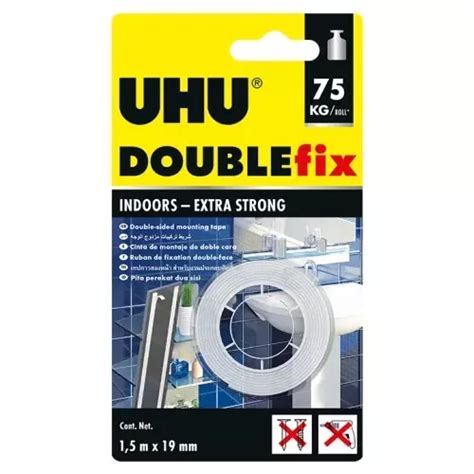 Cinta D Faz Uhu Extra Fuerte Double Fix Profesional Mercadolibre