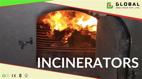 Incinerator Range For Different Types Of Waste Disposal Small To