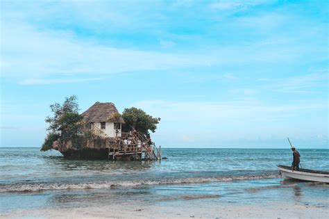 The Rock Restaurant In Zanzibar The Restaurant Built On A Rock In The