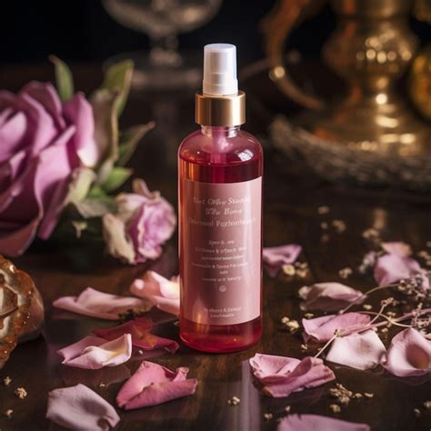 Premium Ai Image Photo Of Toning Rose Water Facial Mist