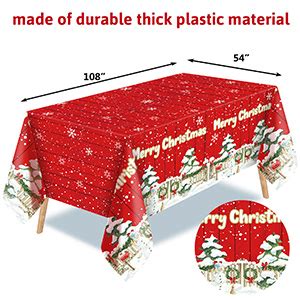 Amazon Ceiba Tree Christmas Tablecloth 3 Pack Merry Christmas