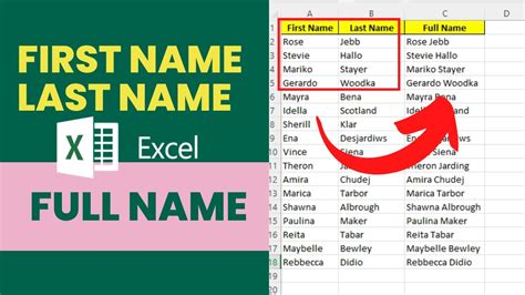 How Do I Combine First And Last Names In Excel