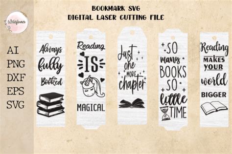 145 Bookmarks Svg Designs Graphics