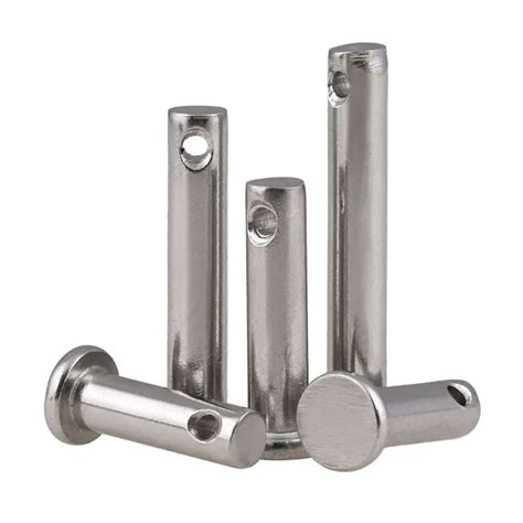 Din Stainless Steel Flat Head Clevis Pins Grooved Clevis Pins With