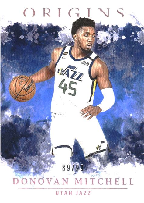 Panini Origins Blue Donovan Mitchell Nm Mt