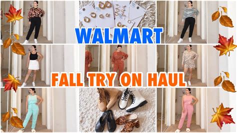 Biggest Walmart Haul Ever Walmart Fall Clothing Fashion Try On Haul