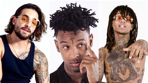 Watch Rae Sremmurd 21 Savage And More Break Down Their Tattoos Best