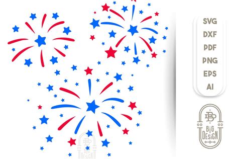 4th Of July Svg Fireworks Svg File 685599 Svgs Design Bundles