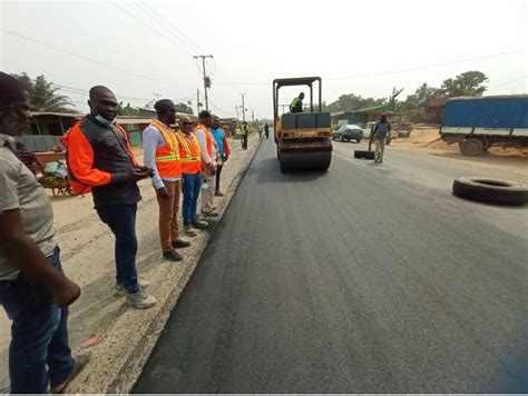 RENFORCEMENT DES INFRASTRUCTURES ROUTIERES Les travaux évoluent sur