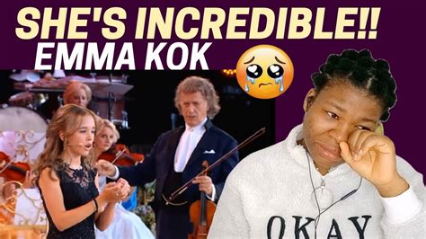 FIRST TIME REACTION 15 Year Old Emma Kok Sings Voilà André Rieu