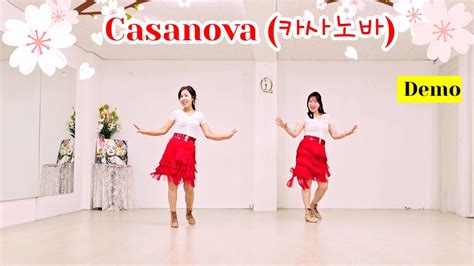 Casanova Line Dance Demo High Beginner 카사노바 장윤정 YouTube