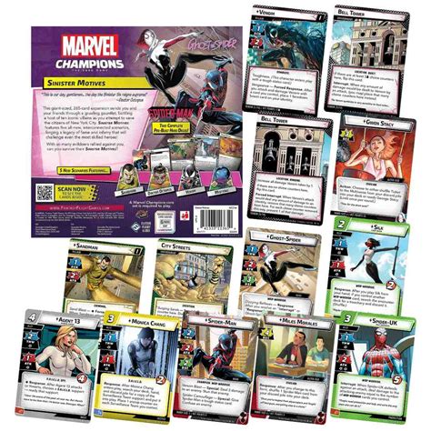 Marvel Champions Lcg Expansion Sinister Motives Hermes Toys Gaming