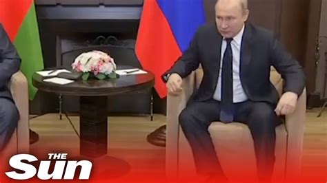 Putin Sits Hunched Over And Twitches Amid Alleged Poor Health YouTube