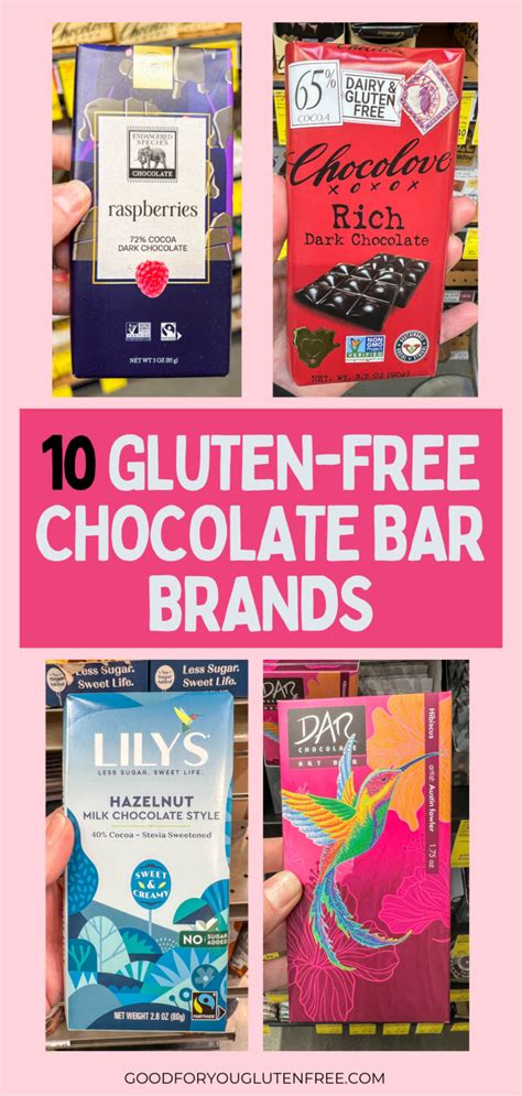 Ultimate List of Gluten-Free Chocolate Bar Brands - Good For You Gluten Free