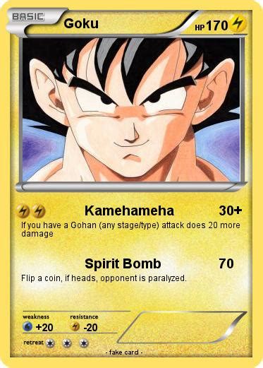 Pokémon Goku 8886 8886 Kamehameha My Pokemon Card