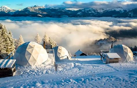 Séjour en bulle dans les montagnes suisses