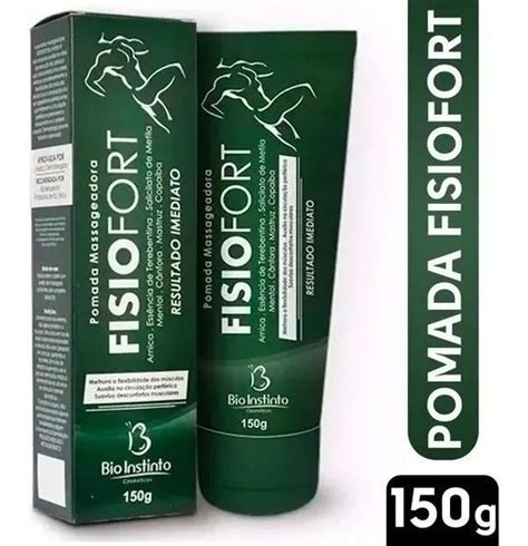 Pomada Fisiofort Massageadora Verde G Original E Lacrada Mercadolivre