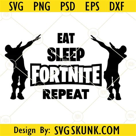 Eat Sleep Fortnight Repeat Svg Fortnite Symbol Svg Eat Sleep Fortnite