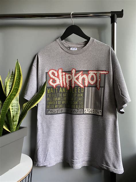 Slipknot Vintage Slipknot 2000 Barcode “wait And Bleed” T Shirt Grailed