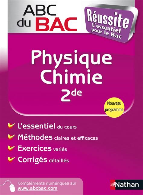 ABC du BAC Réussite Physique Chimie 2de Lafitte Sylviane