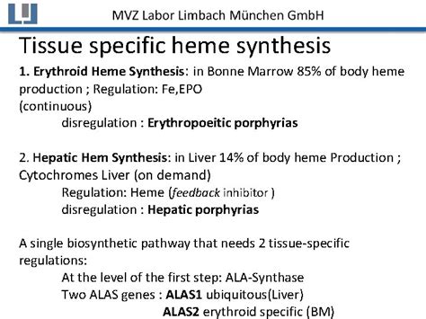 Disorders Of Heme Biosynthesis Clinical Features And Laboratory