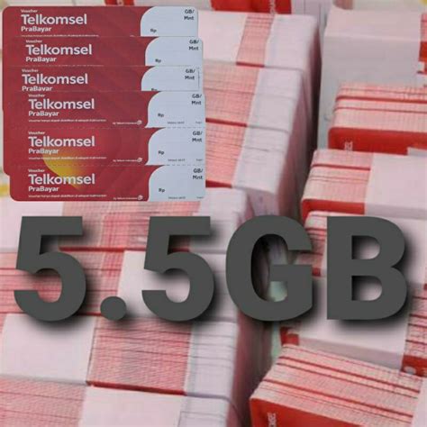 Jual VOUCHER TELKOMSEL 5 5GB 7hari Zona 2 Kalimantan Shopee Indonesia