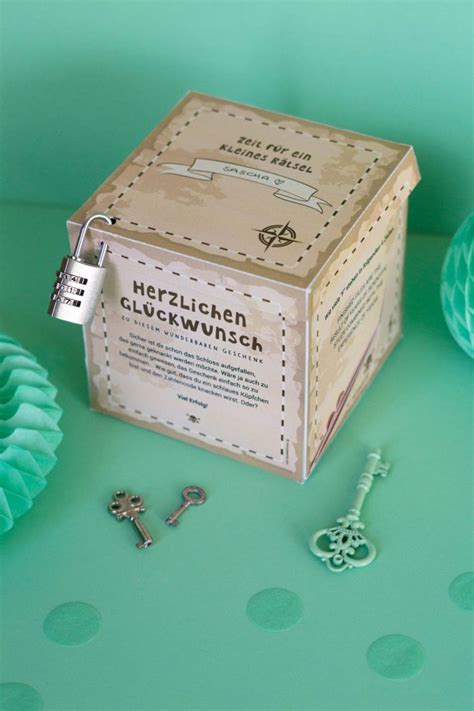 Mini Presents Raetselbox Geschenkbox Ueberraschungsbox Raetsel