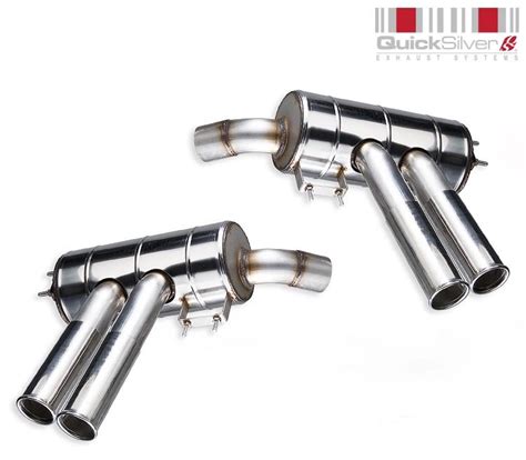 Stainless Steel Rear Sports Exhausts By Quicksilver For Maserati