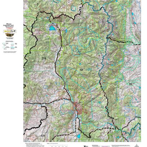 Colorado 3D Moose Map. - Hunt Data