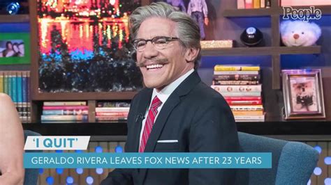 Geraldo Rivera Leaves Fox News After 23 Years I Got Fired From The Five So I Quit