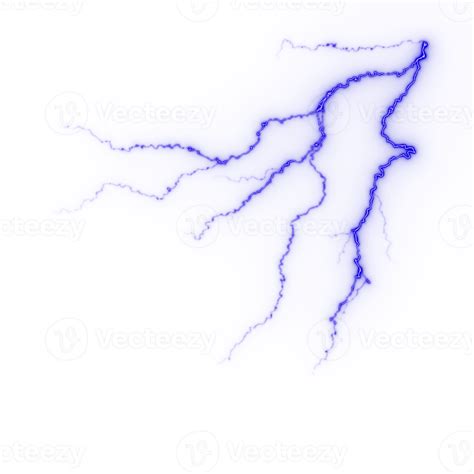 Lightning Natural Light Effect Bright Glowing Png