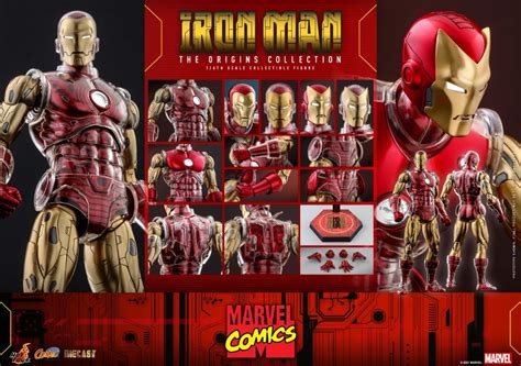 Hot Toys Marvel Comics Iron Man The Origins Collection Deluxe