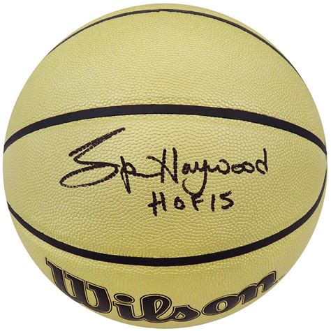 Spencer Haywood Signed Nba Basketball Inscribed Hof Schwartz