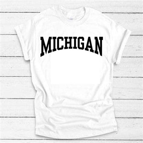 Michigan T Shirt Etsy