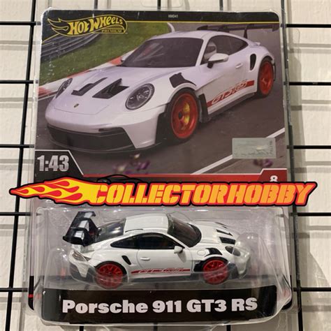 Hot Wheels Premium Scale Porsche Gt Rs Shopee Singapore