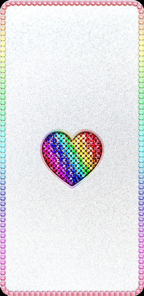 1080p Free Download Jewel Heart Girly Glitter Heart Heart Jewel